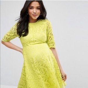 🎉SALE🎉🆕ASOS Maternity Dress Lace Skater Women’s